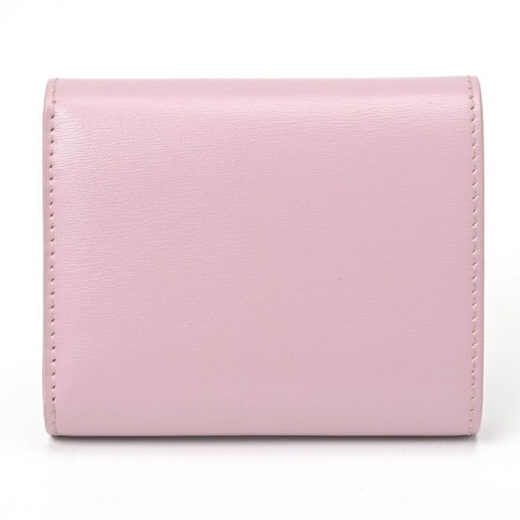 CELINE Triomphe Small Wallet 10D78 Dull Pink E-155584 - Picture 3 of 10